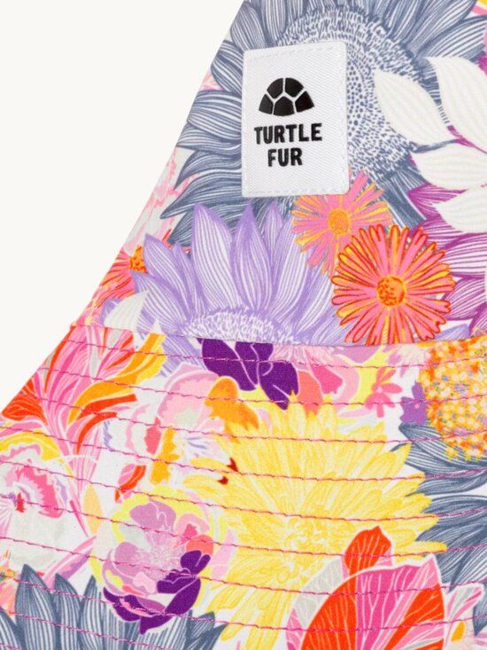 Turtle Fur Marysol Sun Hat Floral Flower Goddess Colorful UPF 50 Moisture Wick main image 5